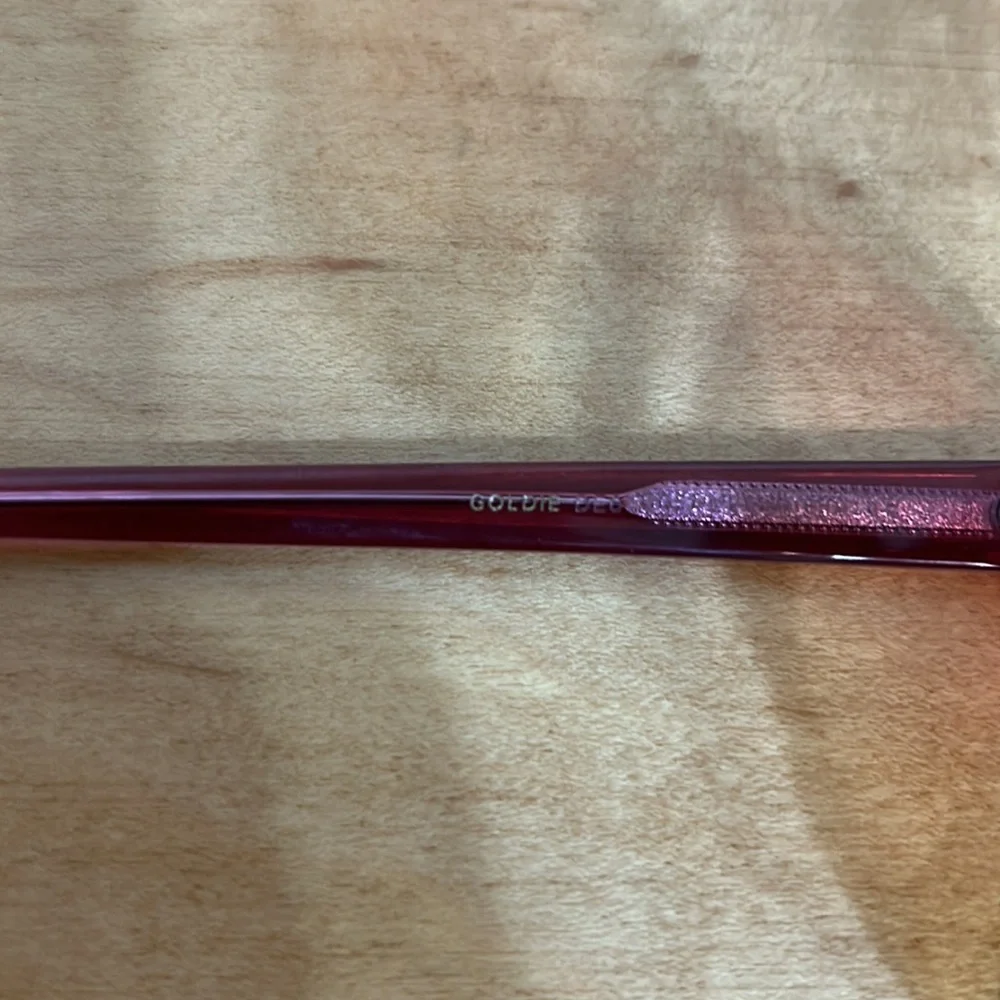 Like New DIFF Goldie Macarena Pink Crystal Sunset Gradient Flash Sunglas…